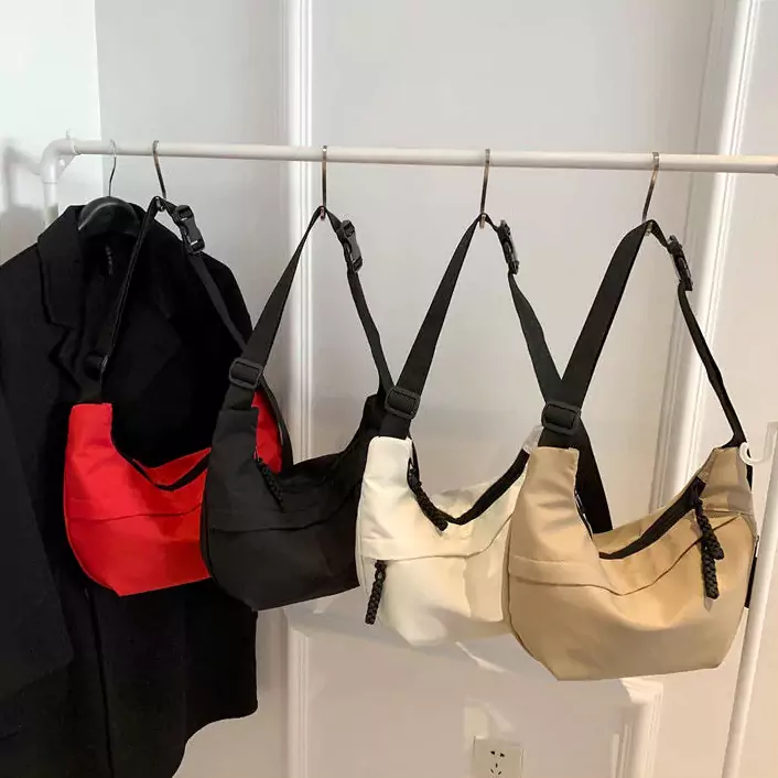 Let Student Nylon Crossbody taske